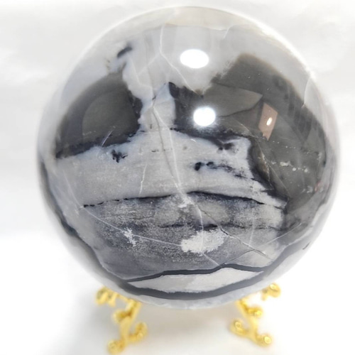 メノウと水晶共生◇笑口◇スフィア◇丸玉◇天然石◇ その他インテリア