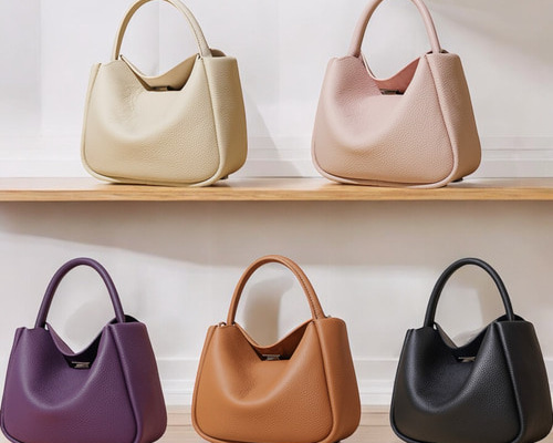 高級レザー使用 ミニバッグ ハンドバッグ トートバッグ ショルダー