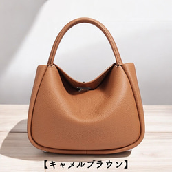 高級レザー使用 ミニバッグ ハンドバッグ トートバッグ ショルダーバッグ レザーバッグ バッグ　レザー　革 15枚目の画像
