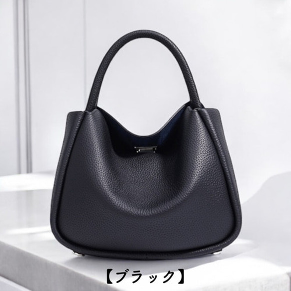 高級レザー使用 ミニバッグ ハンドバッグ トートバッグ ショルダーバッグ レザーバッグ バッグ　レザー　革 17枚目の画像