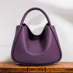 高級レザー使用 ミニバッグ ハンドバッグ トートバッグ ショルダーバッグ レザーバッグ バッグ　レザー　革 16枚目の画像