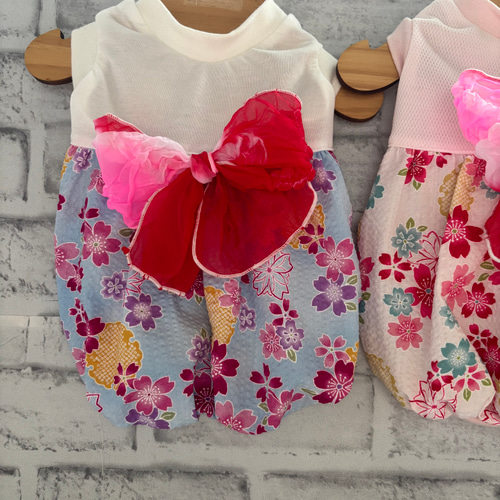 犬服 浴衣風バルーンタンクトップ ペット服・アクセサリー