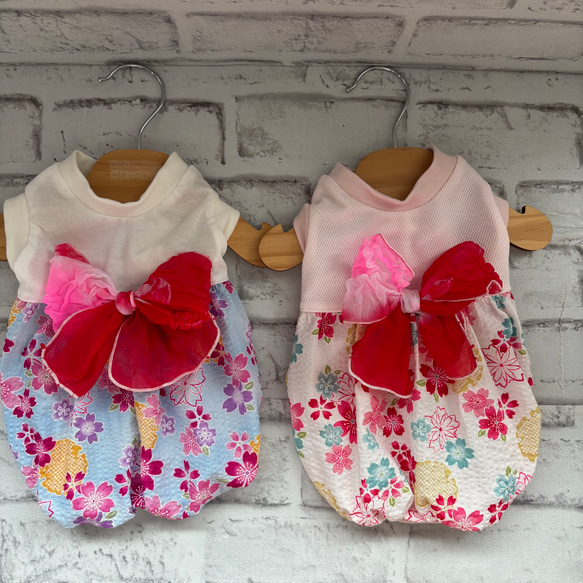 犬服 浴衣風バルーンタンクトップ ペット服・アクセサリー