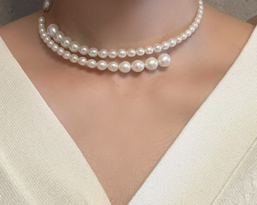 タヒチアンパール グラデーション ネックレス☆Maimoda Jewelry org_5.jpg