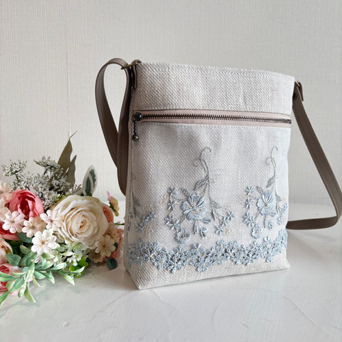 サコッシュ リネン 2 サコッシュ tumugi 通販 19352615｜Creema(クリーマ) 