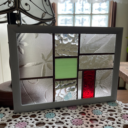 ステンドグラス パネル 昭和レトロ ガラス引き戸 その他インテリア雑貨