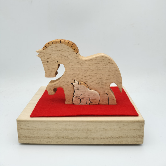 親子馬 その他インテリア雑貨 52きのこ 通販 19353297｜Creema(クリーマ)