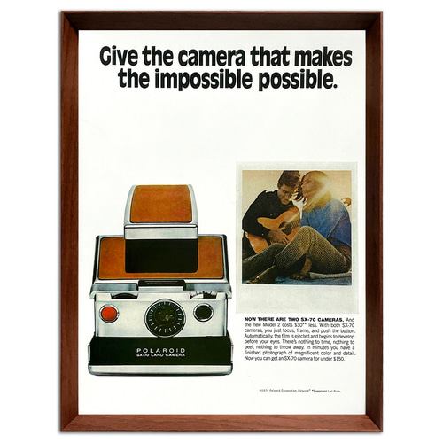 アメリカ1970年代ポスター額装付き