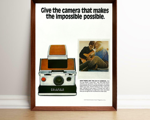 アメリカ1970年代　ポスター額装付き 59795a651c19855c66866f31ec5674