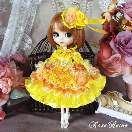 XmasSale】ロリータロマンス 光の中の天使 光り輝くミモザイエロー