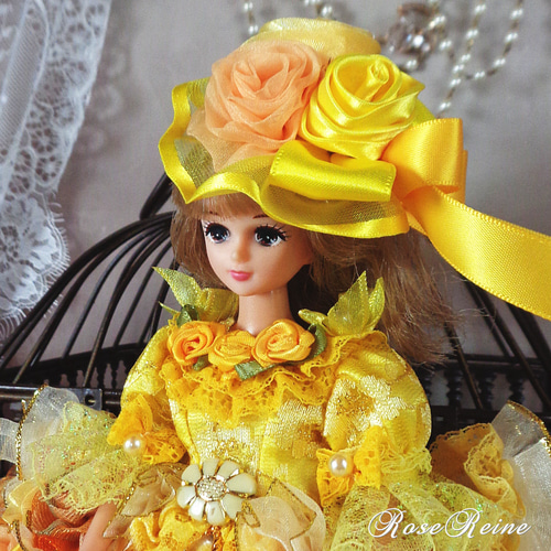 XmasSale】ロリータロマンス 光の中の天使 光り輝くミモザイエロー