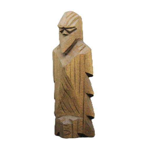 迦楼羅(かるら)（15cm kr6616） 仏像 円空仏 摸刻 木彫 彫刻 円空工房