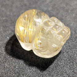 ゴールドルチルクォーツ スターカットスピネル ブレスレット 6mm 勝ち