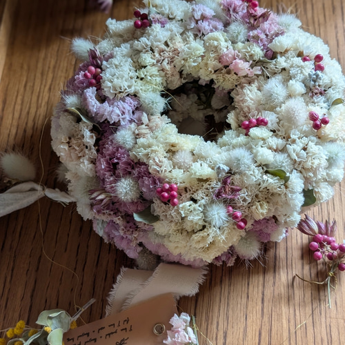 ニュアンススターチスとラグラスの 2wayフライングリース♡ リース