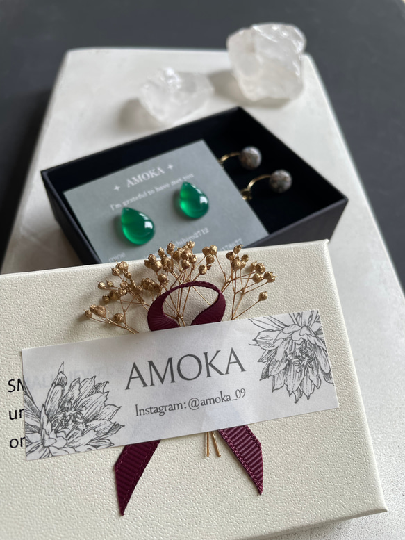 〈上品な大人の余韻〉Ash Grace（アッシュ・グレース）　秋冬ピアス 20枚目の画像