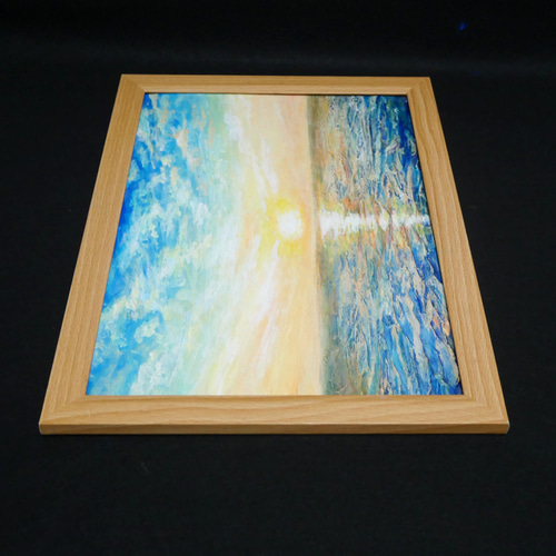 油絵 油彩 油彩画 絵 絵画【癒しの朝焼けの海】 油絵 油彩 油彩画 絵 絵画【癒しの朝焼けの海】 絵画 HR 通販