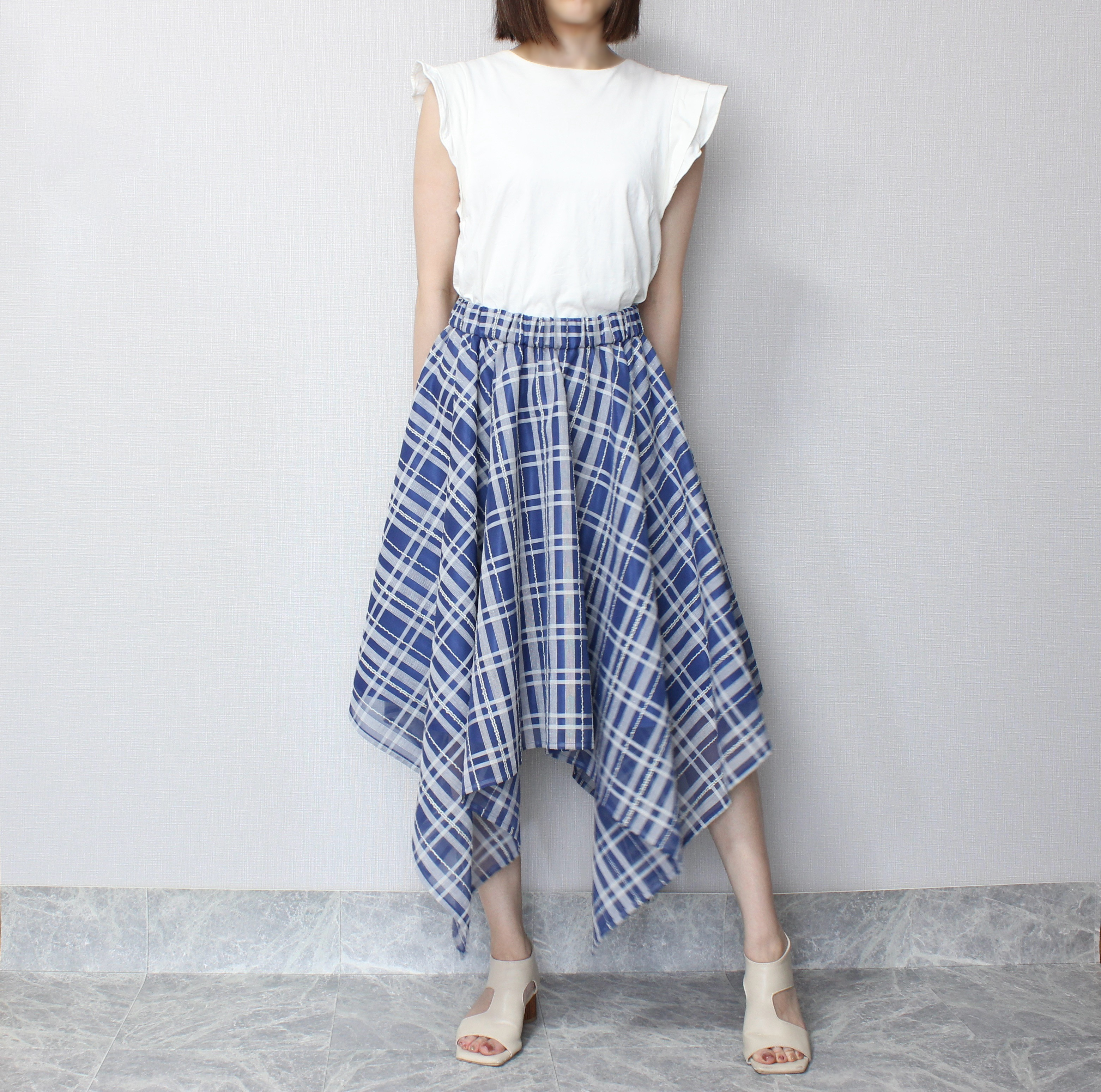 ニュアンススカート◎サイズフリー/2カラー