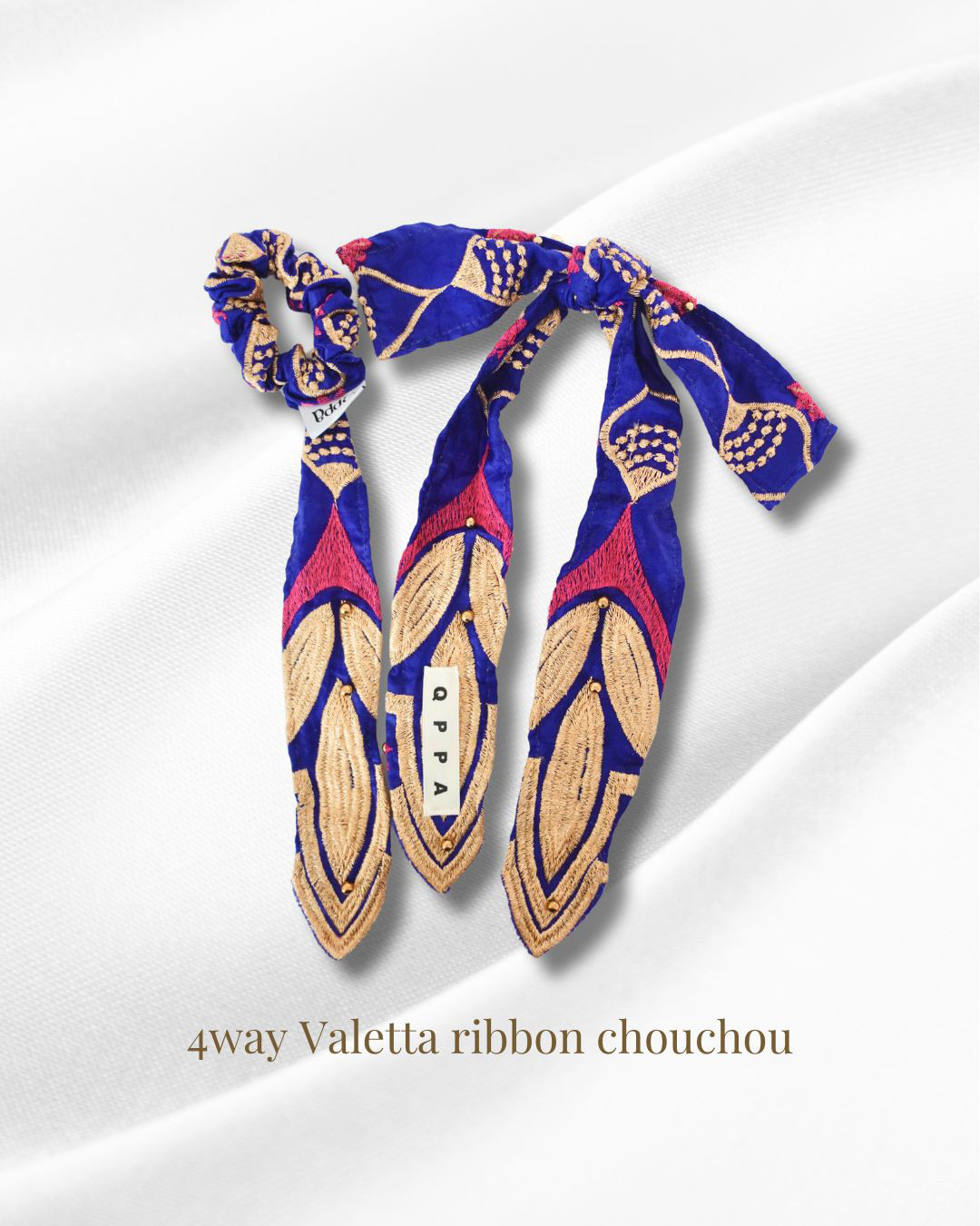 残り１点qppA®︎4way バレッタリボンシュシュセット