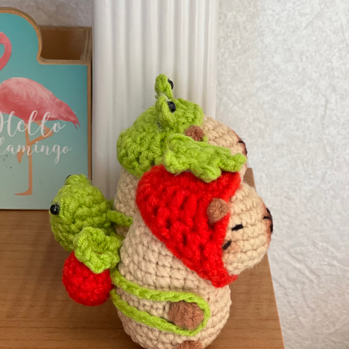 カピバラちゃん編みぐるみ あみぐるみ 青空 通販 19354858