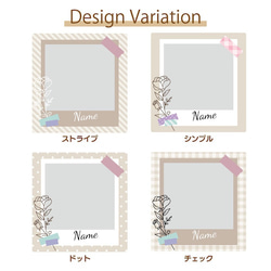 フレームキーホルダー 写真入り 50mm うちの子 ペット グッズ オリジナル オーダーメイド 2枚目の画像