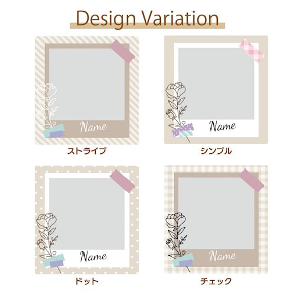 フレームキーホルダー 写真入り 50mm うちの子 ペット グッズ オリジナル オーダーメイド 2枚目の画像