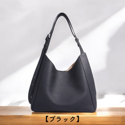 高級レザー使用 トートバッグ ショルダーバッグ 肩掛け ハンドバッグ レザーバッグ バッグ　レザー　革 17枚目の画像
