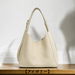 高級レザー使用 トートバッグ ショルダーバッグ 肩掛け ハンドバッグ レザーバッグ バッグ　レザー　革 14枚目の画像