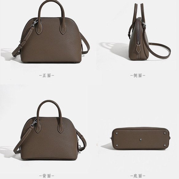 【全6色】ブガッティ型レザーバッグ ハンドバッグ トートバッグ バッグ レザー 革 12枚目の画像