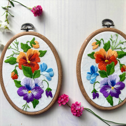 受注製作》椿 winter garden 刺繍タペストリー タペストリー・壁掛け L