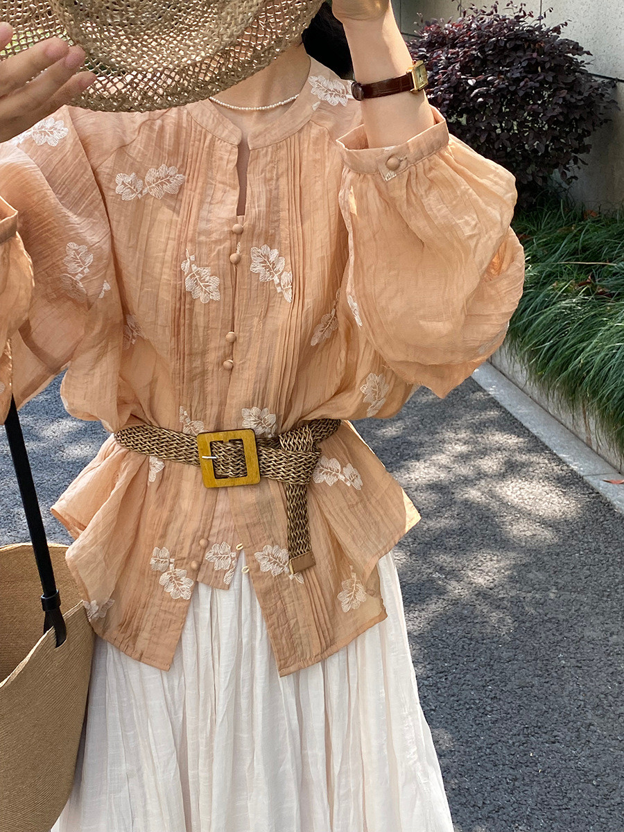 刺繍（ししゅう）UV カットシャツ  59