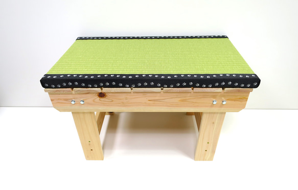 猫もくつろげる1人掛け畳縁台【ベンチ】 3枚目の画像