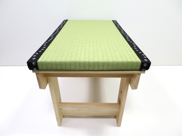 猫もくつろげる1人掛け畳縁台【ベンチ】 5枚目の画像