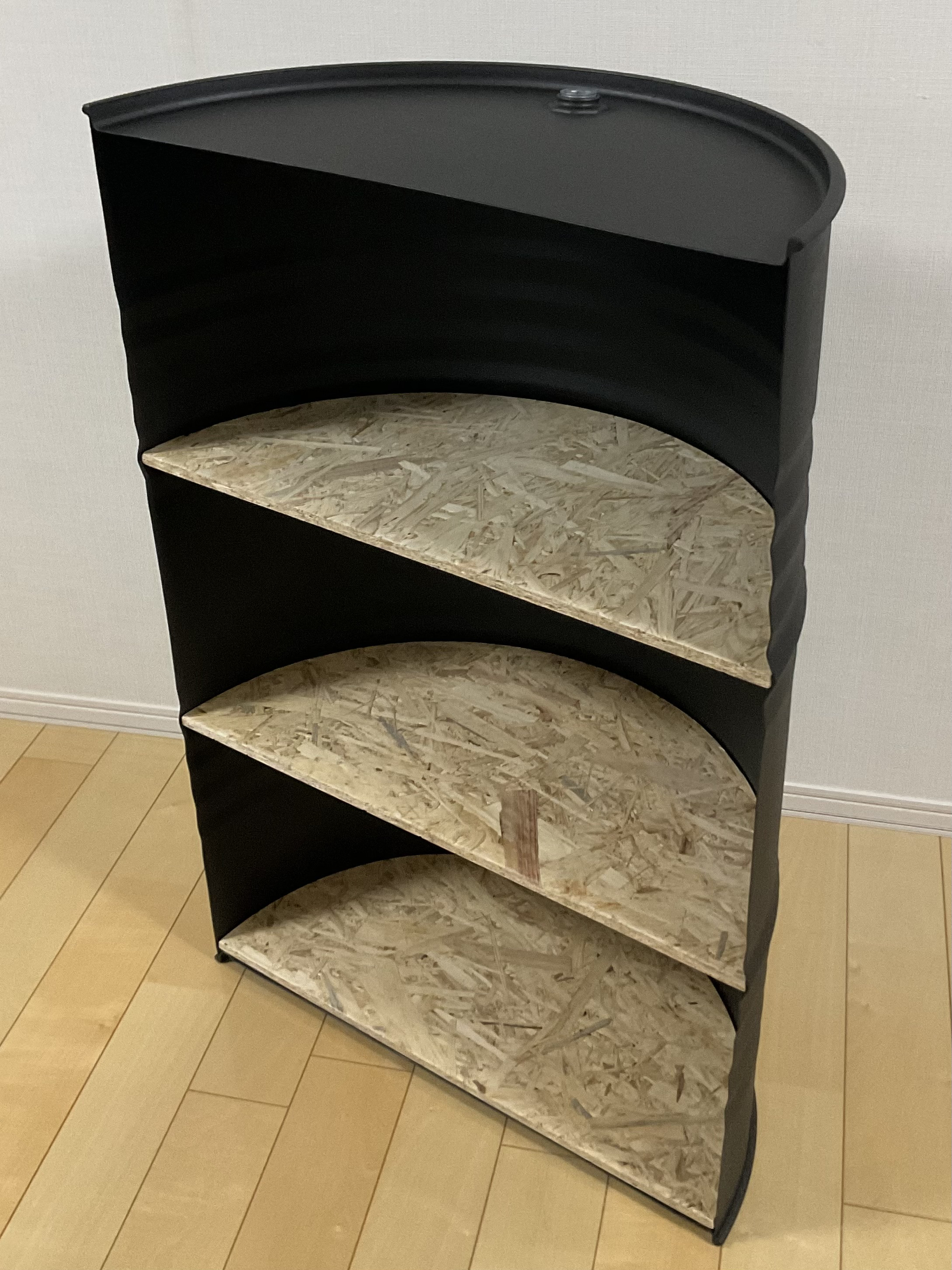 【受注製作品】ドラム缶ハーフラック