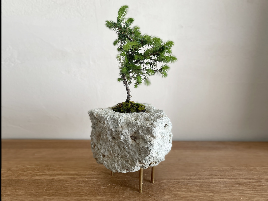 大谷石｜ストーンポット（石鉢・植木鉢）