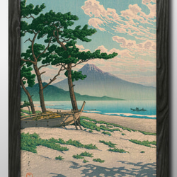 天の川とシルエット　スクエア絵画 Amazon.co.jp: 富士山絵画 油絵 風景画 河口湖からの逆さ富士 P2