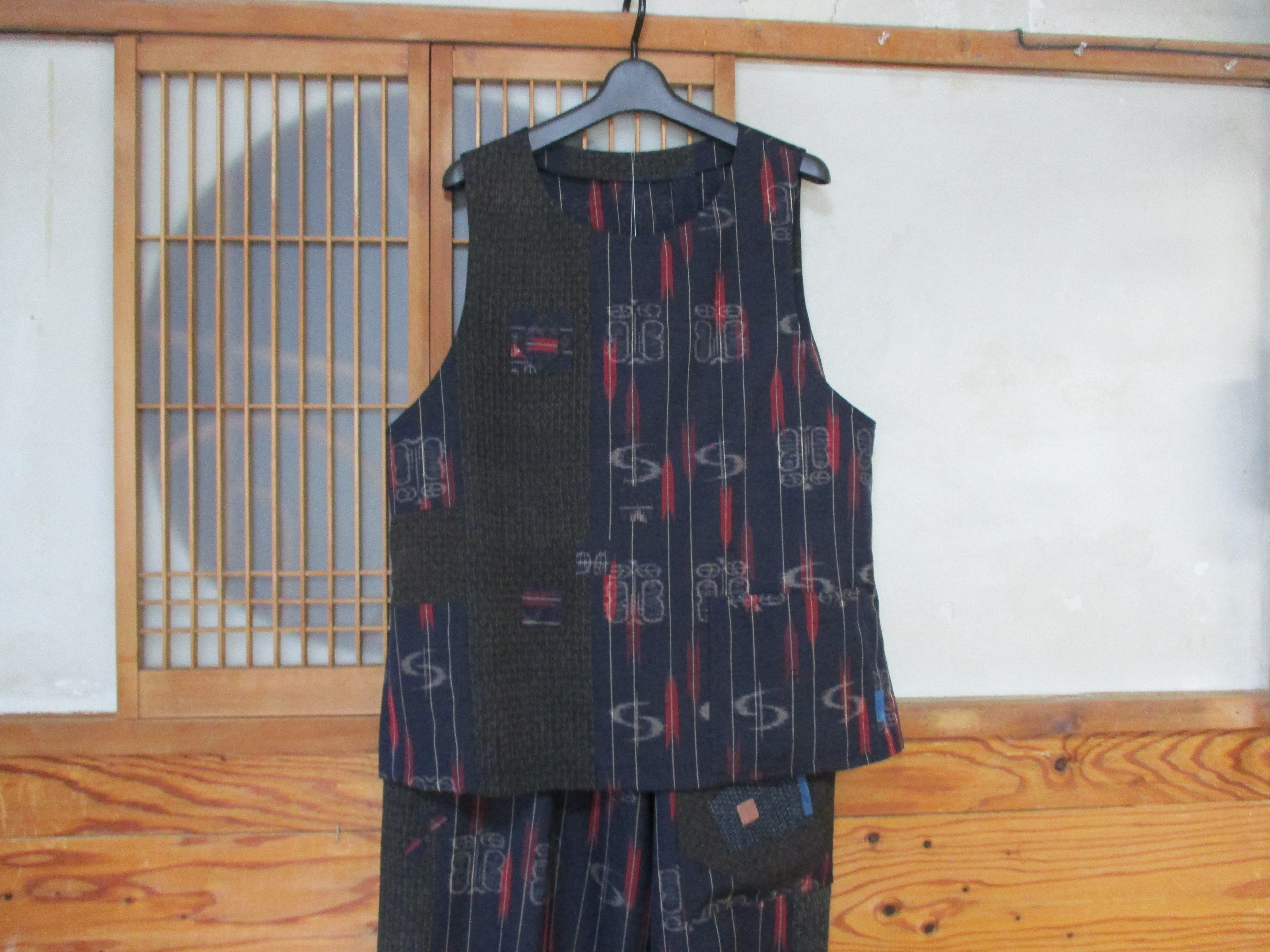 古布リメイク　ベスト