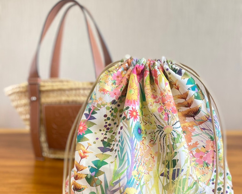 LOEWE カゴバック　巾着袋付き★ LOEWE カゴバック　巾着袋付き★