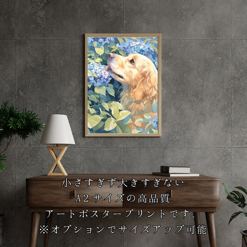 雨犬戯舞 - ゴールデンレトリバー犬の子犬 No.1】梅雨・季節・時期