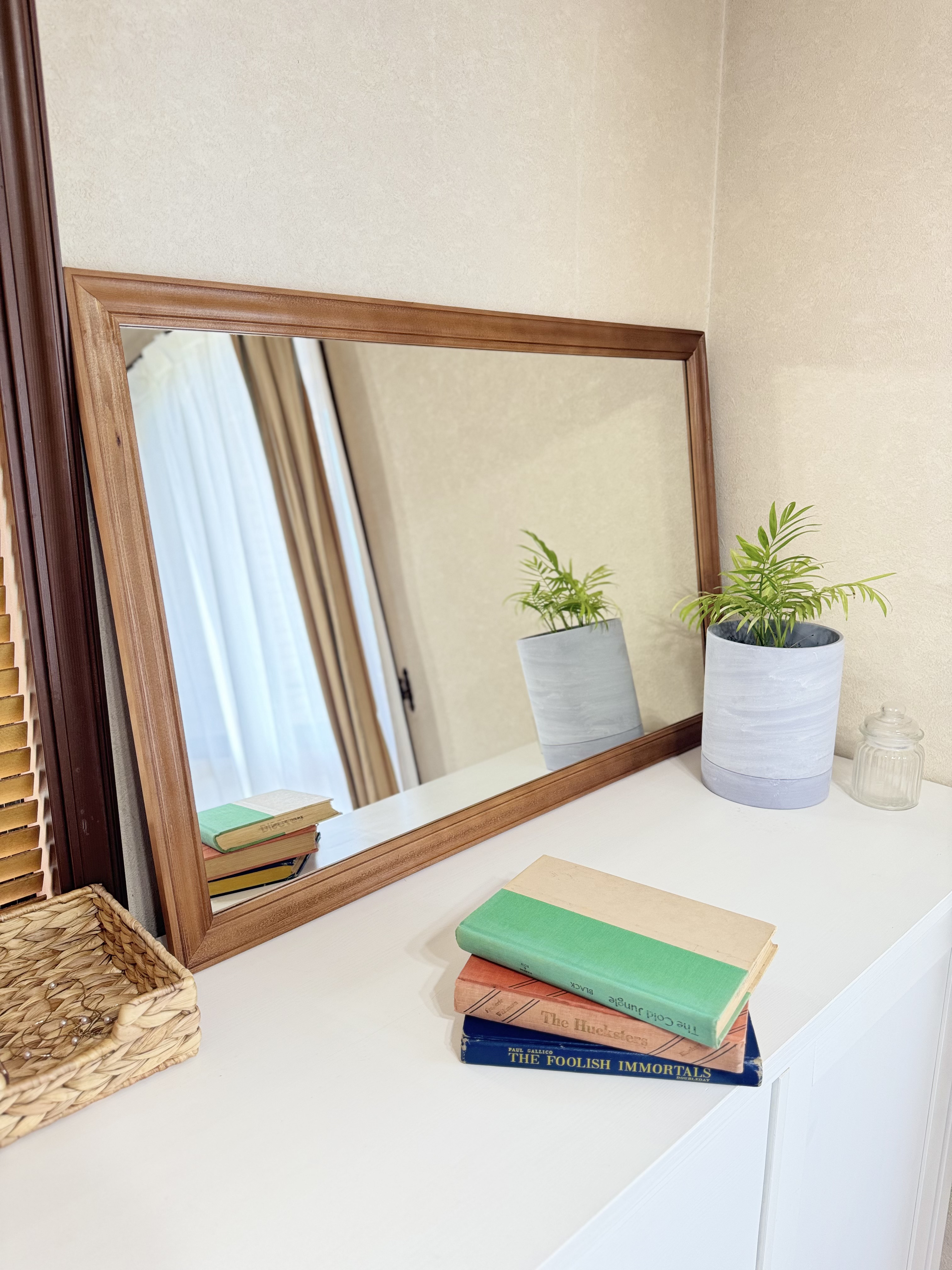 【※新商品】【日本製】アンティーク調ミラー　立て掛け・壁掛け　ウォールミラー 12,320円