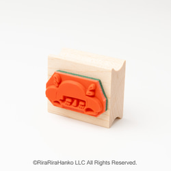 今ならポチ袋プレゼントつき♪恥ずかしまもるくん＊26ｍｍ×30ｍｍ＊ラバースタンプ＊R1042 4枚目の画像