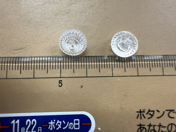 G3 30個 10mmガラスボタン ヴィンテージ 2枚目の画像