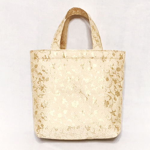 金襴布トートバッグ 舞妓 大文字 金閣寺 平安神宮 渡月橋 京都の名所