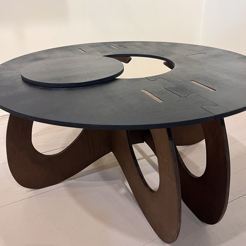 限定〉ドーナツテーブル/切株 アウトドアテーブル キャンプテーブル