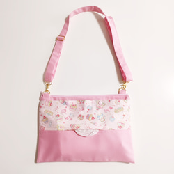 送料無料】無地 シンプル サコッシュバッグ ショルダーティッシュ