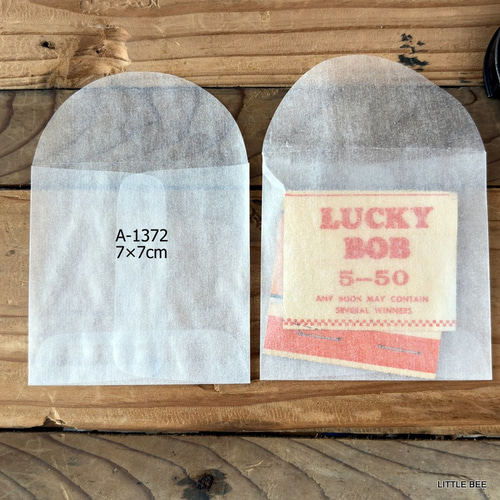 ヴィンテージグラシン封筒未使用アソート500枚ジャンクジャーナル