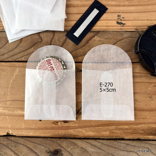 516・E-270～ USA グラシン封筒 5種×10枚 計50枚セット 封筒 グラシン