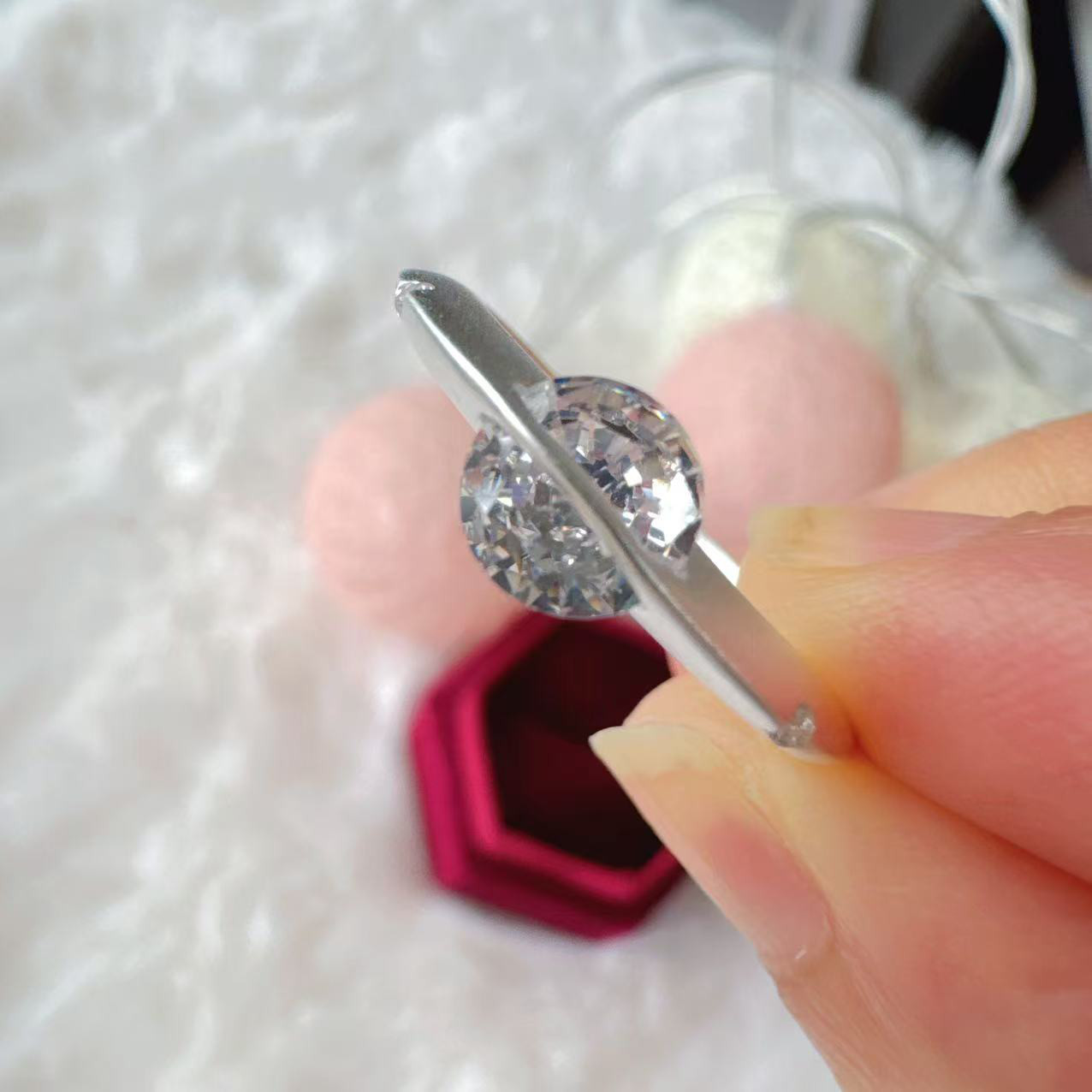 Tokyo Pearl 8.0×8.5mm SV あこや真珠 花珠ネックレス