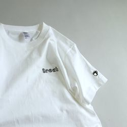 ヘビーウェイト／上質素材の刺繍Tシャツ＜カップコーヒー＞＜ソーダ＞ 3枚目の画像
