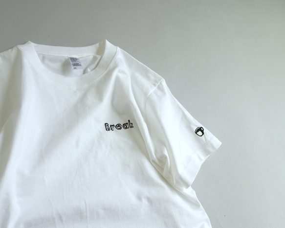 ヘビーウェイト／上質素材の刺繍Tシャツ＜カップコーヒー＞＜ソーダ＞ 3枚目の画像