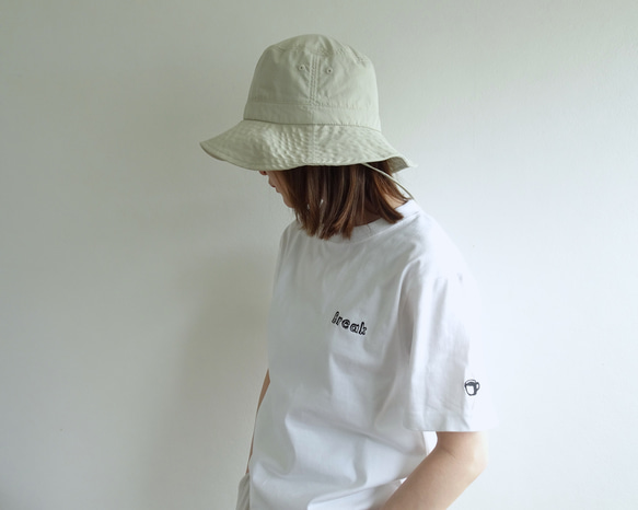 ヘビーウェイト／上質素材の刺繍Tシャツ＜カップコーヒー＞＜ソーダ＞ 1枚目の画像